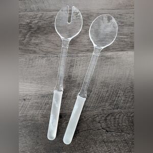 Princess House Acrylic Salad Servers